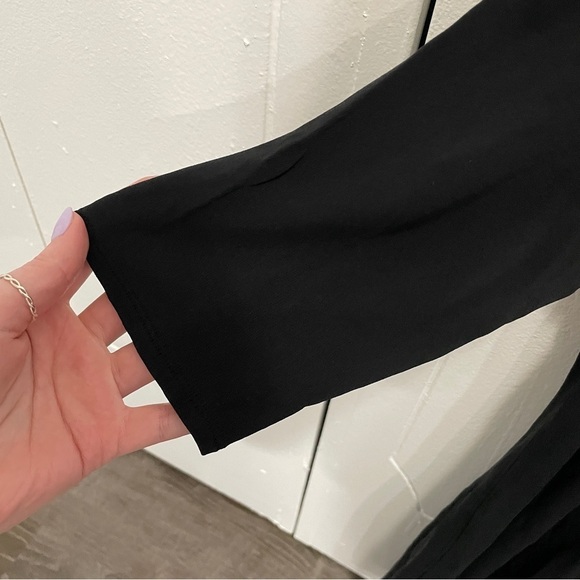 Eileen Fisher Black Sequin 100% Silk Dress - Picture 4 of 11